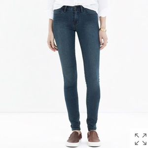 Madewell Legging Jean in Arctic Blue